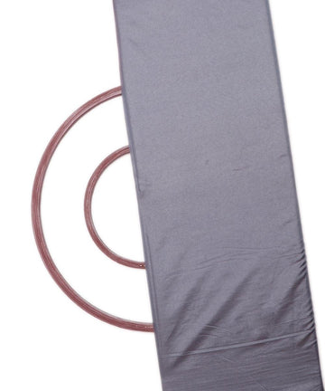 light blue colour two tone plain paper silk fabric